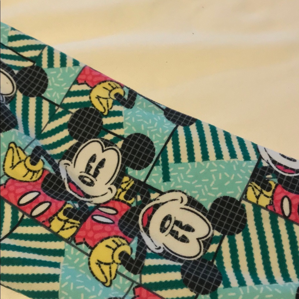 LuLaRoe Mickey Mouse Butter Soft Leggings - Picture 2 of 3